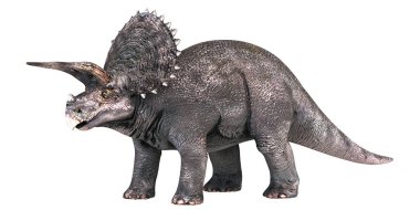 Gerçekçi Triceratops dinozor tasviri