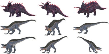 Tarz sahibi dinozor modelleri koleksiyonu