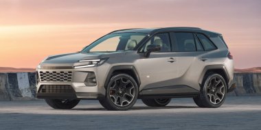 Markasız bir SUV 'un 3 boyutlu görüntülemesi