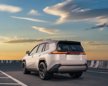 Markasız bir SUV 'un 3 boyutlu görüntülemesi