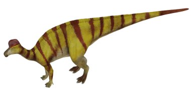 Tarih öncesi bir dinozorun gerçekçi tasviri.