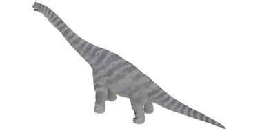 Gerçekçi Apatosaurus dinozor çizimi