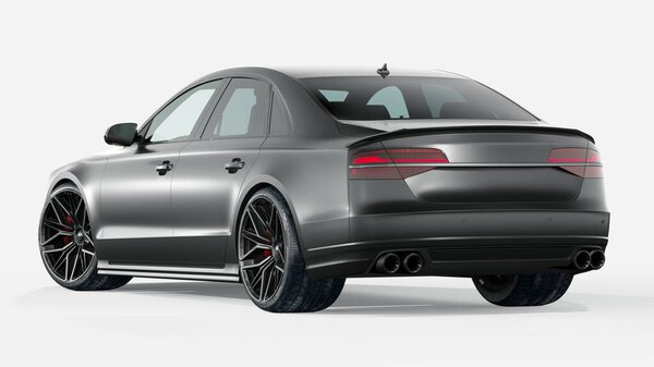 3D rendering of a brand-less generic concept car