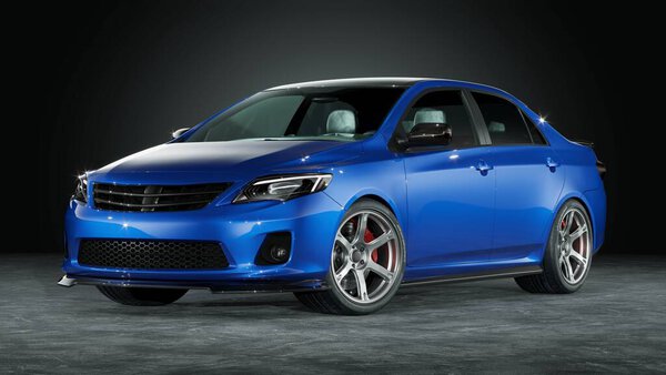 3D rendering of a brand-less generic concept car