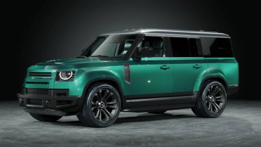 Markasız bir SUV 'un 3 boyutlu görüntülemesi