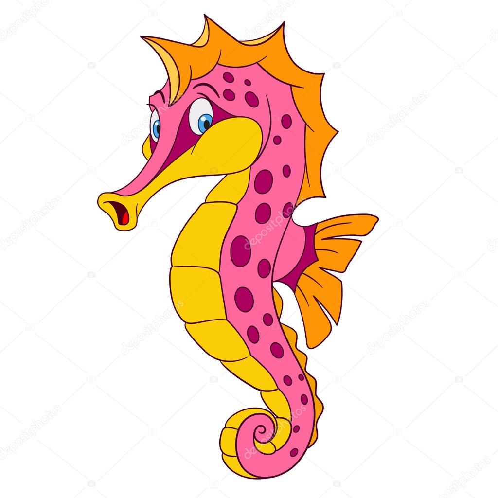 Lovely seahorse Vector Art Stock Images | Depositphotos