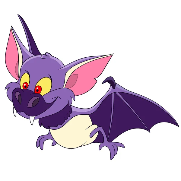 Chauve-souris mignonne — Image vectorielle