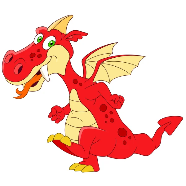 Fantastische dragon — Stockvector