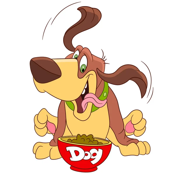 Hund essen Vektorbilder Hund essen Depositphotos