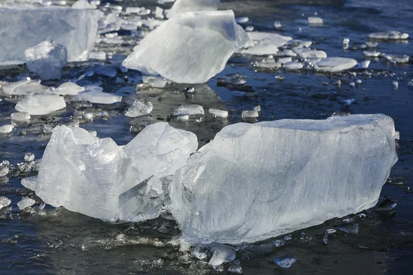 Cool blue ice sheets. — Stock Photo, Image