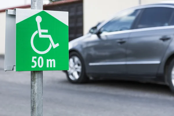 Parking for a disabled person. — Stock Photo, Image