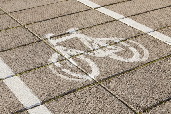 Bisiklet yolu. — Stok fotoğraf