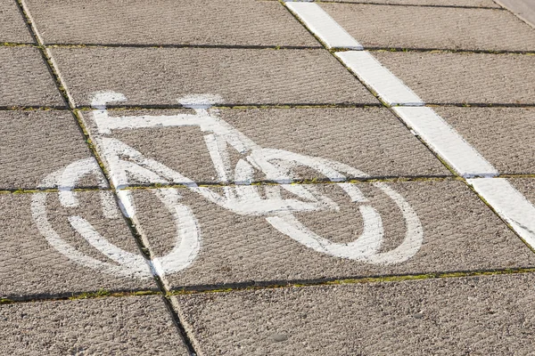 Radweg. — Stockfoto