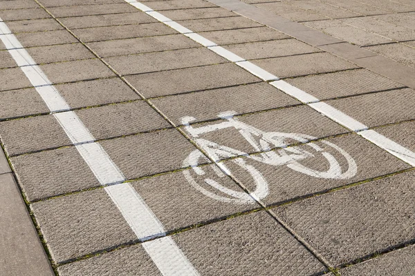 자전거 경로. — 스톡 사진