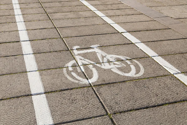 Radweg. — Stockfoto