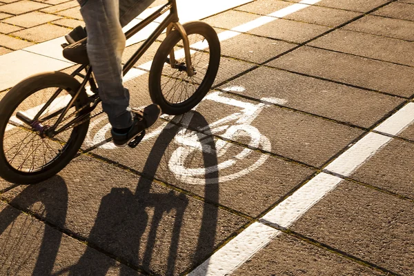 自行车路径. 免版税图库图片