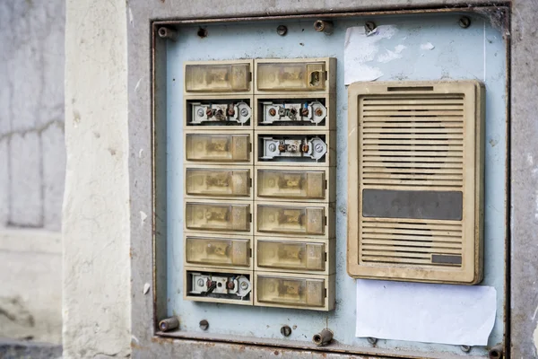 Interphone, entrée sécurisée de la maison — Photo