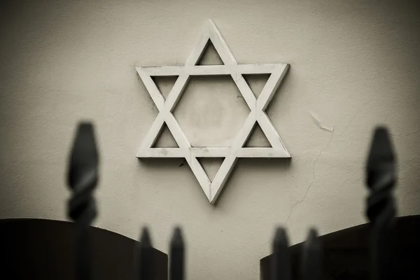 Símbolo de estrela judaica . — Fotografia de Stock