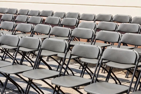 Chairs in rows. — Stock Photo, Image