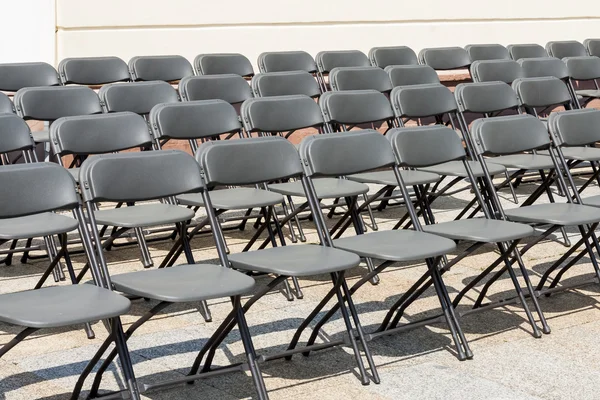 Chairs in rows. — Stock Photo, Image
