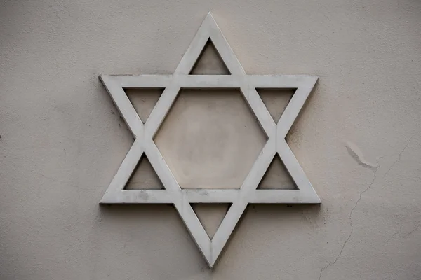 Star of David, Museviliğin sembolü. — Stok fotoğraf