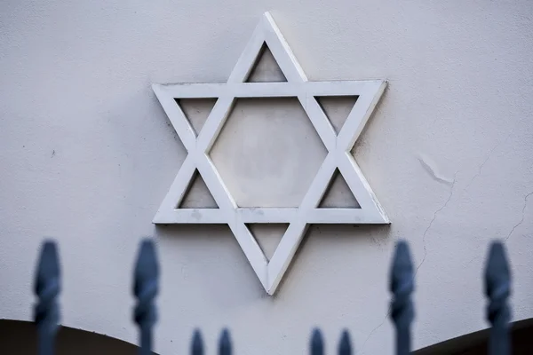 Star of David, symbolem judaizmu. — Zdjęcie stockowe