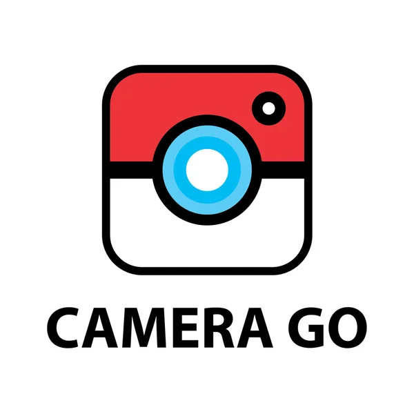 Camera Go symboolpictogram — Stockvector