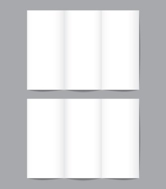 Boş broşür mockup