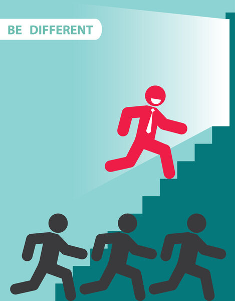 Будь другим.
