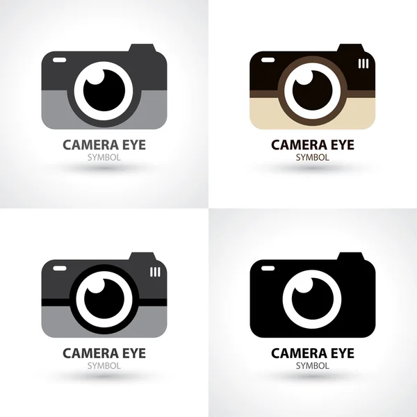 Camera oogpictogram symbool — Stockvector