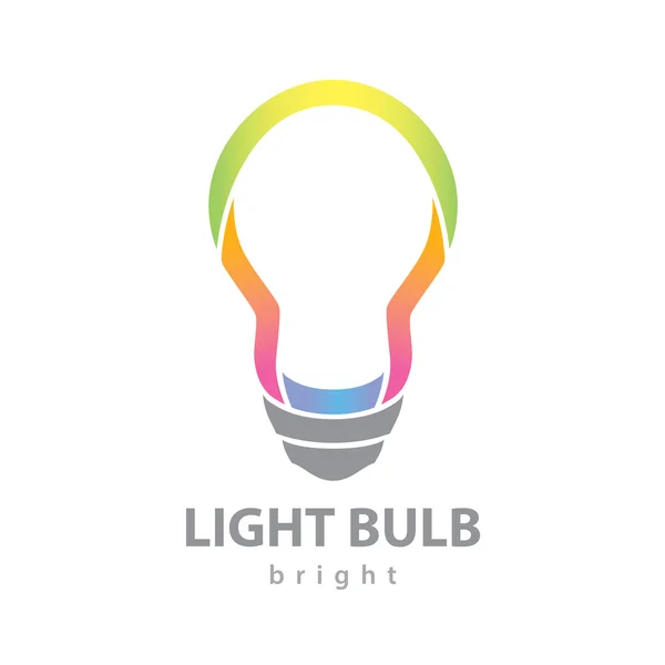 Bright light bulb — Stock Vector