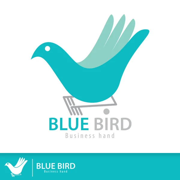 Blauwe bird.jpg — Stockvector