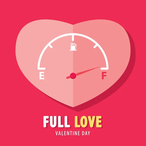 Full love — Stock Vector