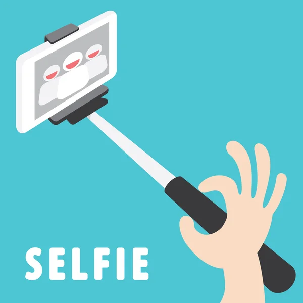 Selfie — Stock Vector