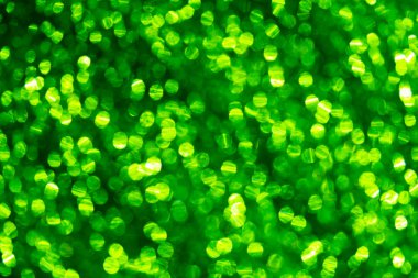 Yeşil bokeh arka plan