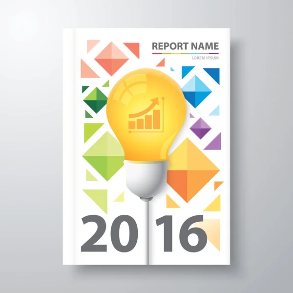 Informe anual 2016 — Vector de stock