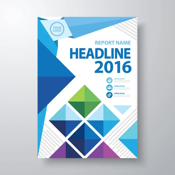 Soyut mavi geometrik arkaplan