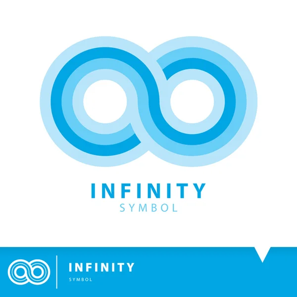 Infinity icon symbol — Stock Vector