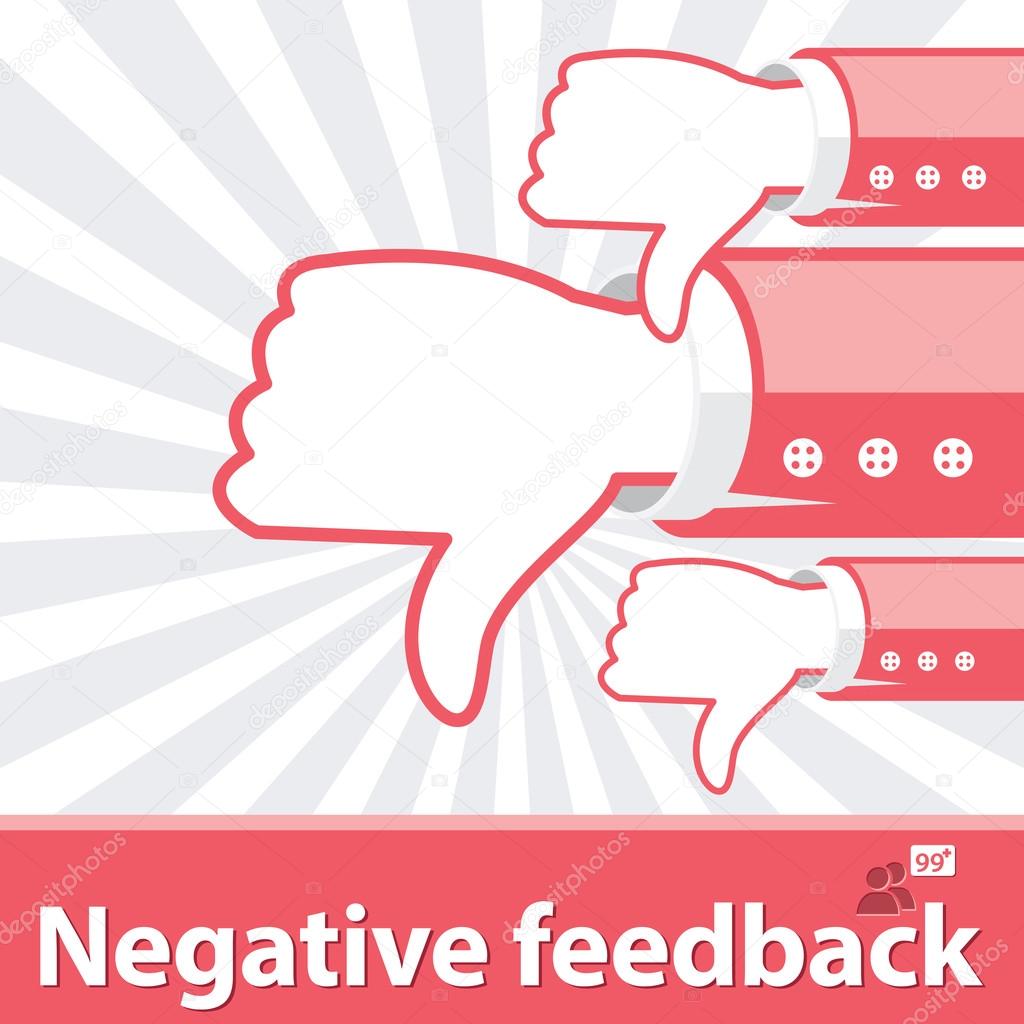 Negative feedback background