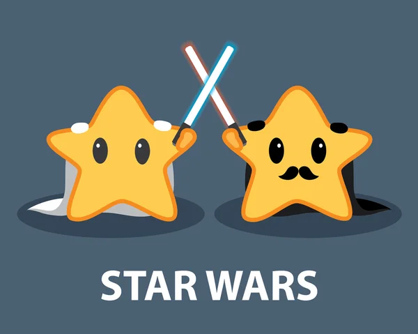 Star wars ilustración — Vector de stock