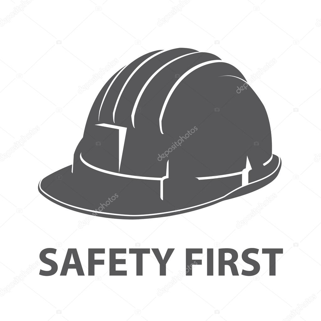 Safety hard hat icon symbol