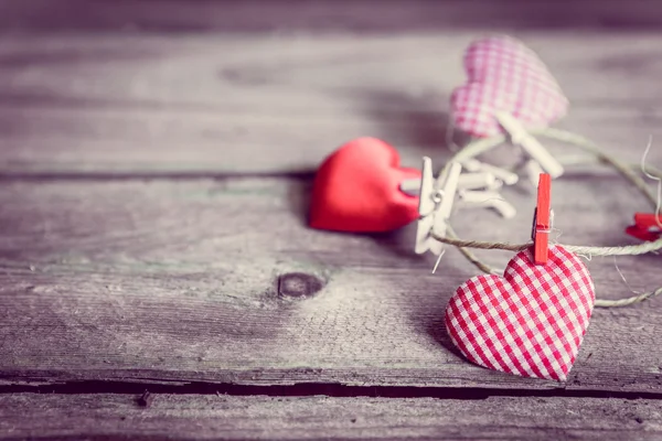 De dag van Valentijnskaarten ornamenten — Stockfoto