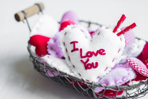 Valentines day ornaments — Stock Photo, Image