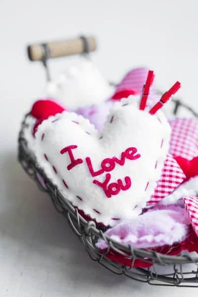 Valentines day ornaments — Stock Photo, Image