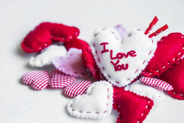 Valentines day ornaments — Stock Photo, Image