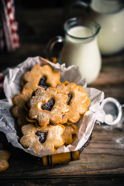 Biscotti al cuore — Foto Stock