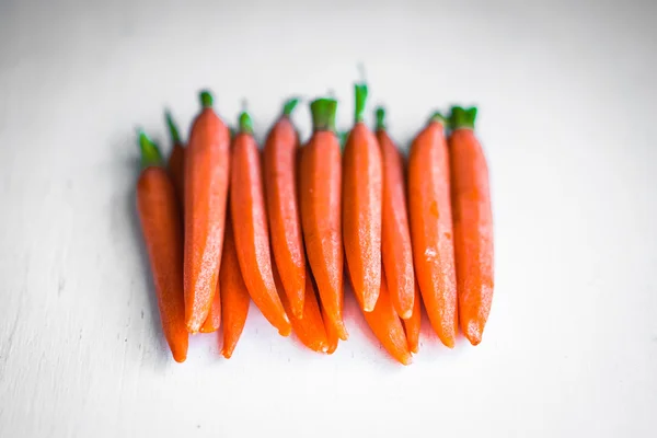 Farm raised baby carrots — Stock Photo, Image