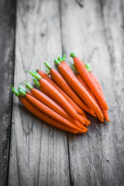 Farm raised baby carrots — Stock Photo, Image