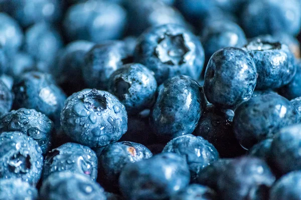 Nahaufnahme von frischen Blaubeeren — Stockfoto