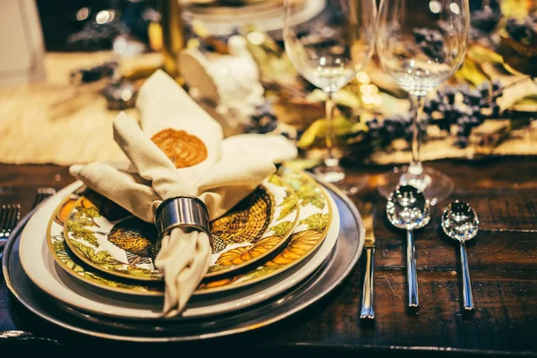 Şükran masa süslemeleri